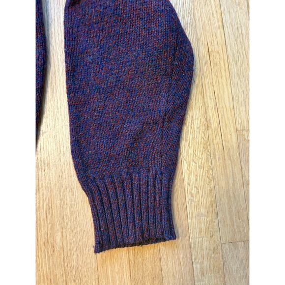 Vtg Parker of Vienna Men's Crewneck Pullover Grandpa Sweater 100% Shetland Wool - Picture 3 of 8